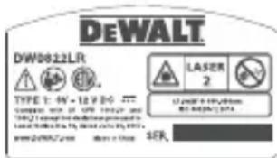 DEWALT DW0822LR - Étiquettes de mise en garde - 5