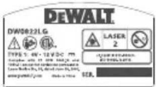DEWALT DW0822LR - Etiquetas de Advertência - 4