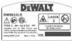 DEWALT DW0822LR - Etiquetas de Advertência - 5
