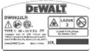 DEWALT DW0822LR - Warning Labels - 5