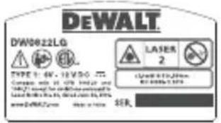 DEWALT DW0822LR - Warning Labels - 4