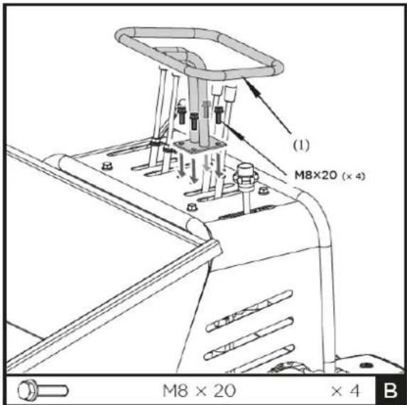 Anova OR9500 - Assemblage du guidon - 1