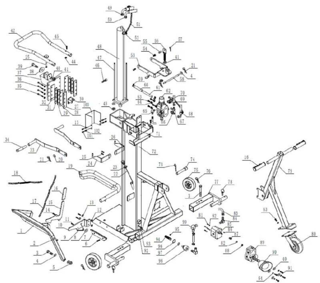 Anova RLT14PTO - EXPLODED VIEW - 1