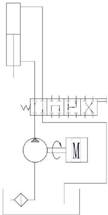 Anova RLT14PTO - Schema del sistema idraulico - 1