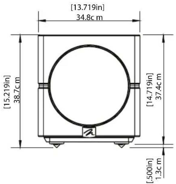 Martin Logan Dynamo 10 - PRODUCT DIMENSIONS - 2