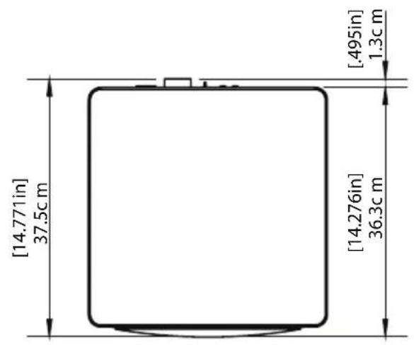 Martin Logan Dynamo 10 - DIMENSIONS DU PRODUIT - 1