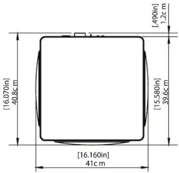 Martin Logan Abyss 10 - PRODUCT DIMENSIONS - 1