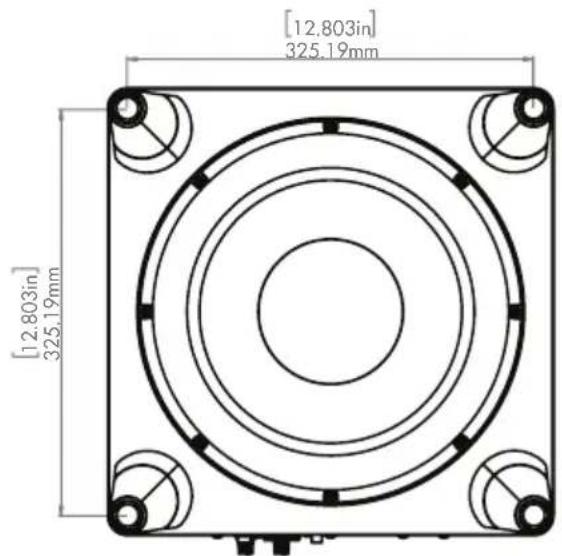 Martin Logan Dynamo Foundation 12 - DIMENSIONS DU PRODUIT - 3