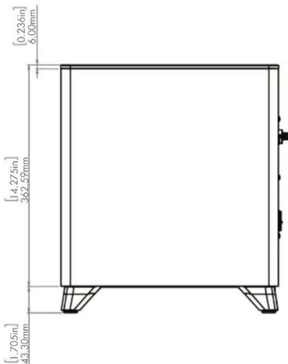 Martin Logan Dynamo Foundation 12 - PRODUCT DIMENSIONS - 4