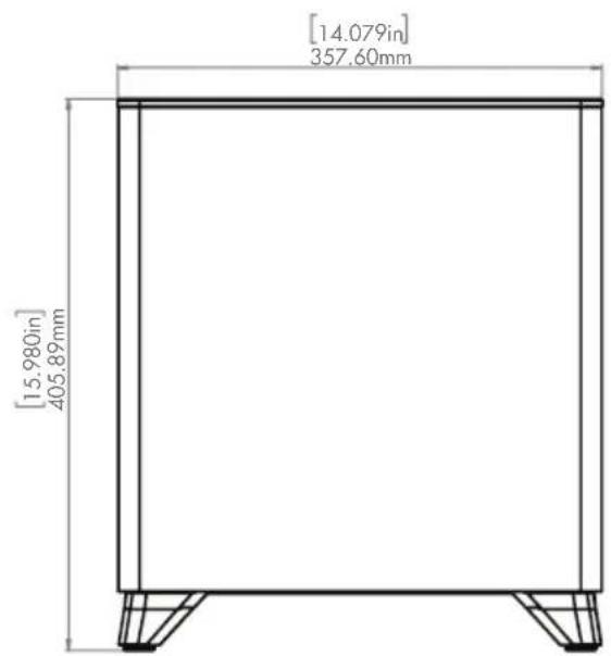Martin Logan Dynamo Foundation 12 - DIMENSIONS DU PRODUIT - 2