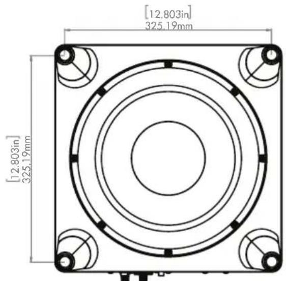 Martin Logan Dynamo Foundation 12 - PRODUCT DIMENSIONS - 3
