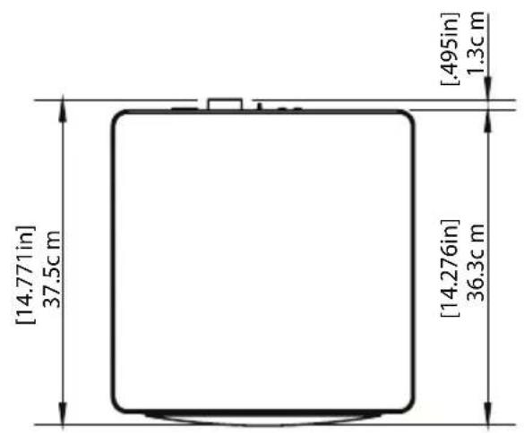 Martin Logan Dynamo 12 - DIMENSIONS DU PRODUIT - 1
