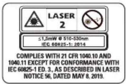 DEWALT DCLE34033 - Etiquetas de advertencia - 1