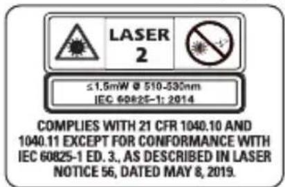 DEWALT DCLE34033 - Etiquetas de Advertência - 1