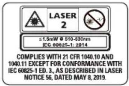 DEWALT DCLE34033 - Warning Labels - 1