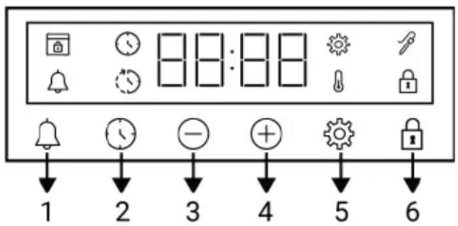 BEKO BBIM13301XPSE-1 - General warnings for the oven control unit - 1