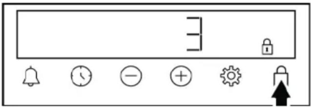 BEKO BBIM13301XPSE-1 - Activating the key lock - 1