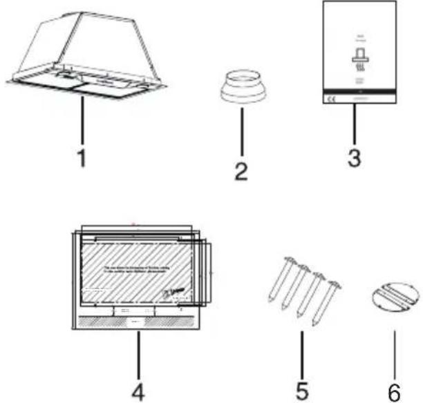 BEKO HNU51630SH - Installation accessories - 1
