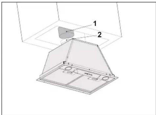 BEKO HNU51630SH - Efectuarea orificiilor pentru montare - 3