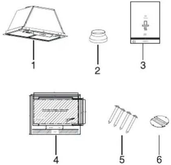 BEKO HNU51630SH - Installatieaccessoires - 1