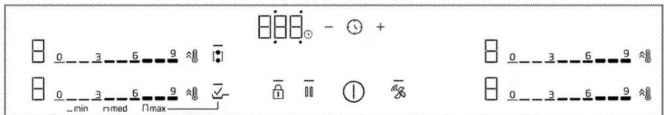 BEKO HII64791UFT - Présentation et utilisation du panneau de commande de l'appareil - 1