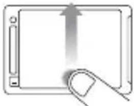 GOPRO LCD Touch BacPac - Glisser vers le haut à partir du bord inférieur - 1