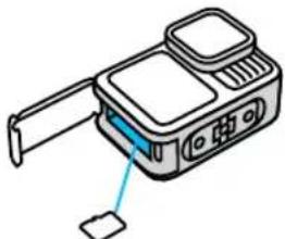 GOPRO HERO 13 Black - INSERTION DE LA CARTE SD ET DE LA BATTERIE - 2