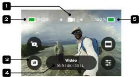 GOPRO HERO 13 Black - ÉCRAN TACTILE ARRIÈRE - 1