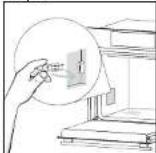 CANDY CA6 N3B1YTX - Changing the lateral bulb: - 4