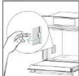 CANDY CA6 N1B1HTX - Changing the lateral bulb: - 3
