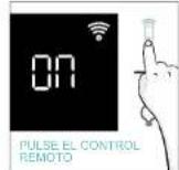 CANDY CA6 N1B1HTX - Cómo activar el control remoto: - 2