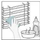 CANDY CA6 NP5B3HTB - CLEANING OF SIDE RACKS: - 2