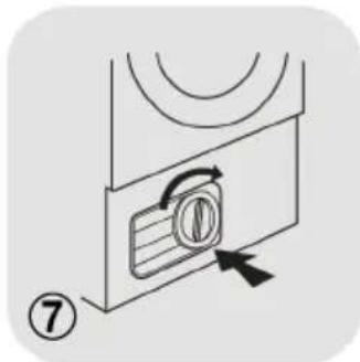 CANDY CROE H10A2TBE-S - To clean the sponge filter - 7