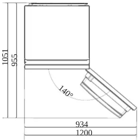 CANDY CBL3518EB - Prostorske zahteve - 1