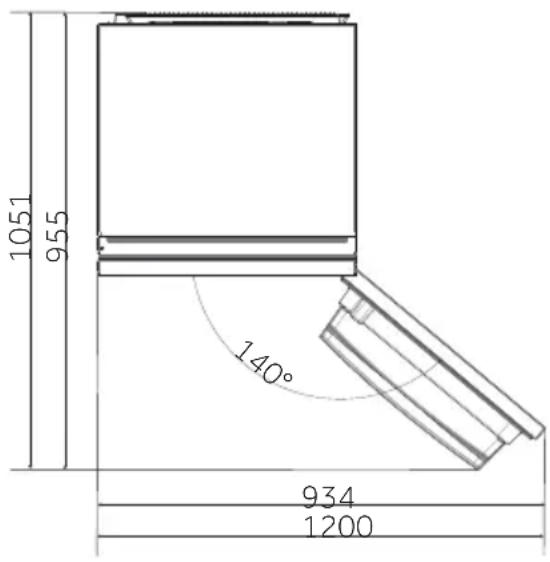 CANDY CBL3518EB - Requisitos de espacio - 1
