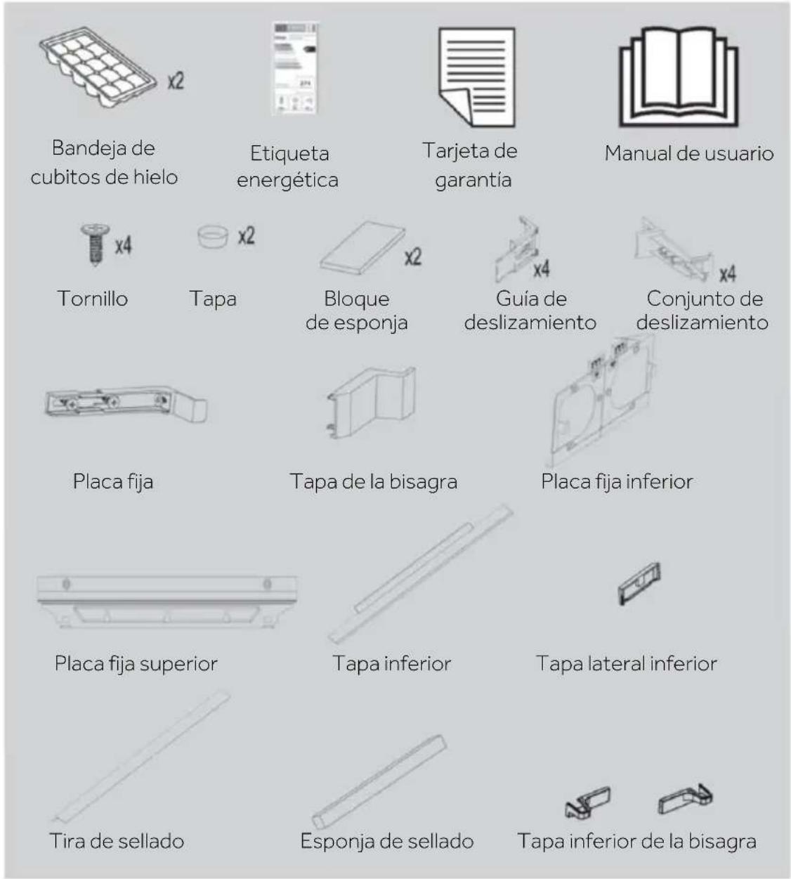 CANDY CMT5518EVWF - Accesorios - 1