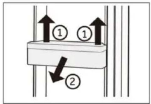 CANDY CMT5518EVWF - Estantes de puerta/soportes para botellas desmontables - 1