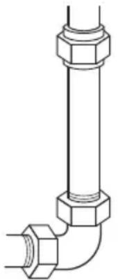 HAIER HCR2250AGS - Rigid pipe connection: - 1
