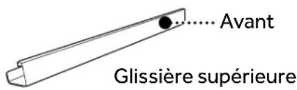 HAIER HWQ08XCT - INSTALLATION DE LA GLISSIÈRE SUPÉRIEURE - 3