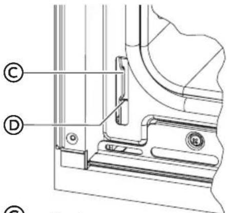 HAIER HCW3460AES - POUR REMETTRE LA PORTE - 2