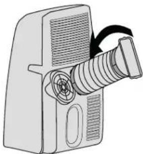 HAIER QPHD10AXLB - PASO 4 - SUJETE LA MANGUERA DE ESCAPE A LA BOQUILLA DE ESCAPE - 2