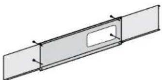 HAIER QPHD10AXLB - ÉTAPE 3 - INSTALLATION DU PANNEAU DE FENÊTRE PRINCIPAL ET DES PANNEAUX DE RACCORD - 3