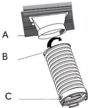 HAIER QPHD10AXLB - ÉTAPE 4 - RACCORDEMENT DU TUYAU D'ÉVACUATION À LA BUSE D'ÉVACUATION - 1