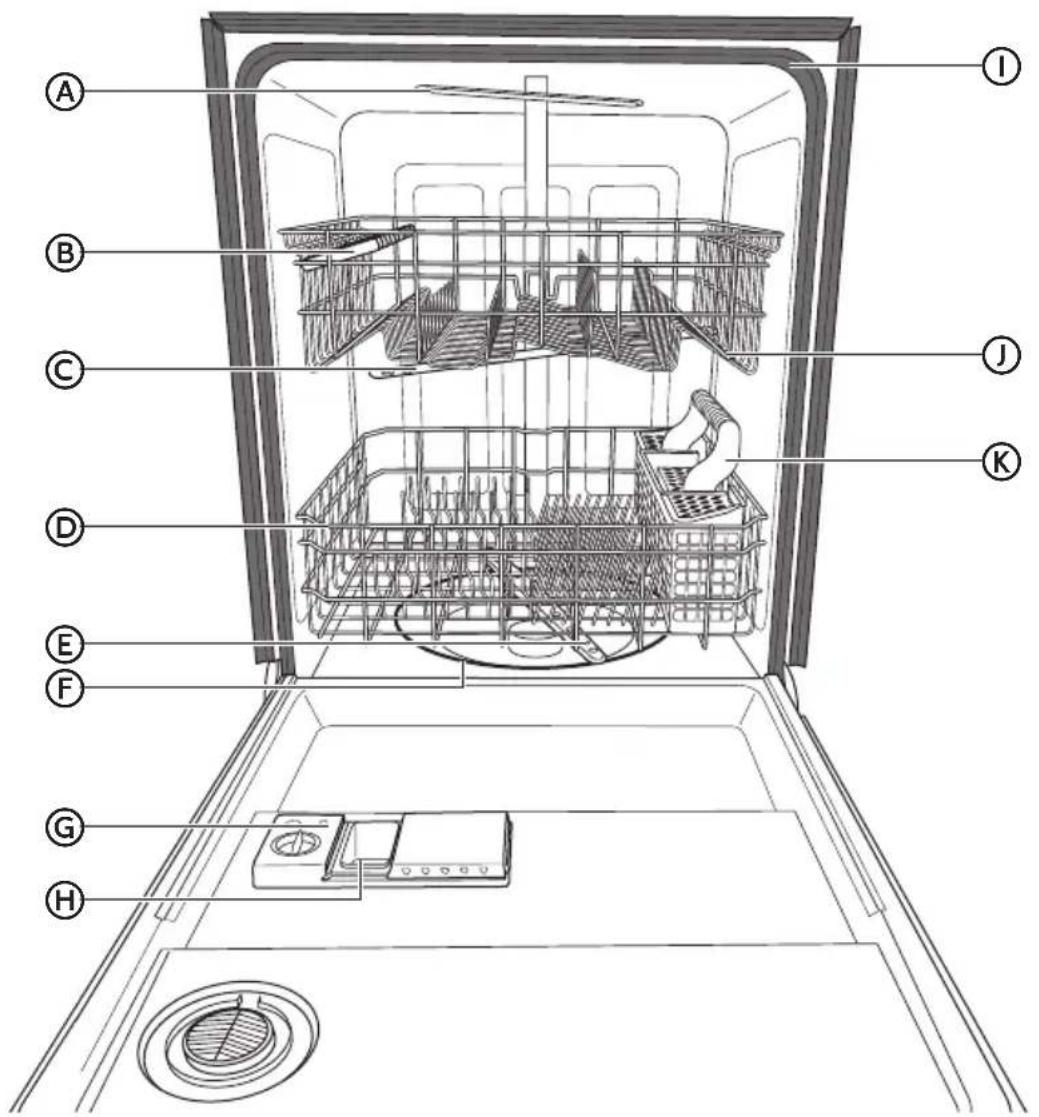 HAIER HDBL655AFB - PIECES ET CHARACTERISTIQUES - 1