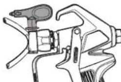 WAGNER SprayPack 18V - If paint still will not spray from the spray tip, follow the steps on the next column. - 1