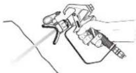 WAGNER SprayPack 18V - Do not use a needle or other sharp pointed instrument to clean the tip. The hard tungsten carbide can chip. - 4