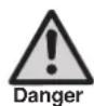 WAGNER SprayPack 18V - Danger d'explosion et de feu pendant la projection par sources d'inflammation - 1