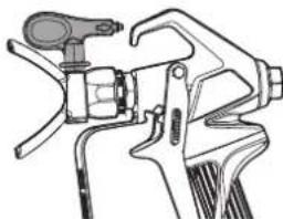 WAGNER SprayPack 18V - Do not use a needle or other sharp pointed instrument to clean the tip. The hard tungsten carbide can chip. - 3