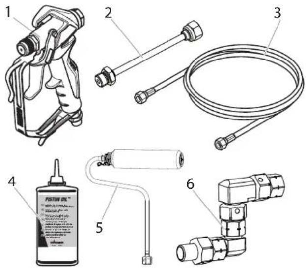 WAGNER SprayPack 18V - Nr. Teile-Nr. Beschreibung - 1