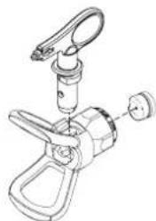 WAGNER SprayPack 18V - Spuitpistoolcomponenten reinigen - 4